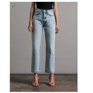 Rag & Bone Alex High-Rise Ankle Straight in Venice Blue